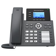 GRP-2604 Telefono IP Grandstream , 6 cuenta SIP, hasta 3 lineas de llamada, 4 teclas programables, 2 puertos de red.