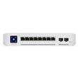 UniFi Switch Gen 2 Enterprise, Layer 3, PoE switch con (8) puertos 2.5GbE, 802.3at PoE+ RJ45 y (2) puertos 10G SFP+ 