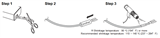 CINTA P/ROTU TERMOC BROTHER 23.6MM BLANCO/NEGRO