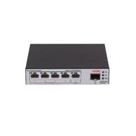 SWITCH H3C S1600V2-6P-HPWR L2  5*10/100/1000BASE-T Ports (4 PoE+ Ports Included) + 1*100M/1G SFP Port, (AC)