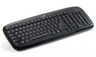 TECLADO GENIUS SLIMSTAR 110 PS2 BLACK