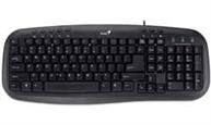 TECLADO GENIUS KB-M200 BLACK PS/2