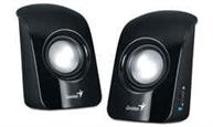 PARLANTES GENIUS SP-U115 BLACK USB POWER