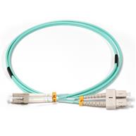 PATCH CORD FIBRA OM3 SC-LC MMF 10Gb Duplex - 3 METROS