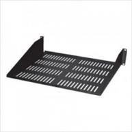 1657010-9 Bandeja fija liviana 550mm 2U ventilada - Color Negro - TYCO - FAYSER