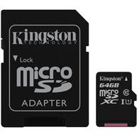 MICRO SD 64GB KINGSTON CANVAS CLASE 10 SDHC/SDXC